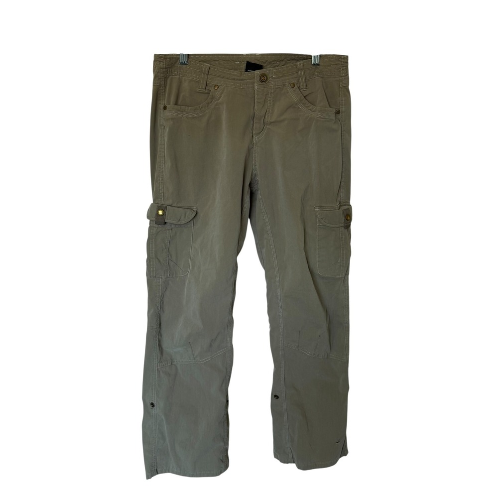 Kuhl Cargo Pants Womens 10 Reg Tan Good Utility Hiking Gorpcore Pockets